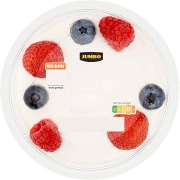 Jumbo Bavarois Framboos Rood Fruit 110 g