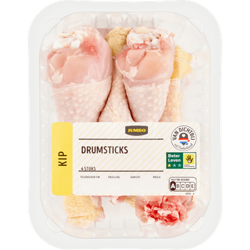 Jumbo Kip Drumsticks 4 Stuks