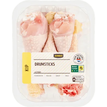 Jumbo Kip Drumsticks 4 Stuks