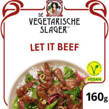 De Vegetarische Slager Let it Beef Vegan 160 g