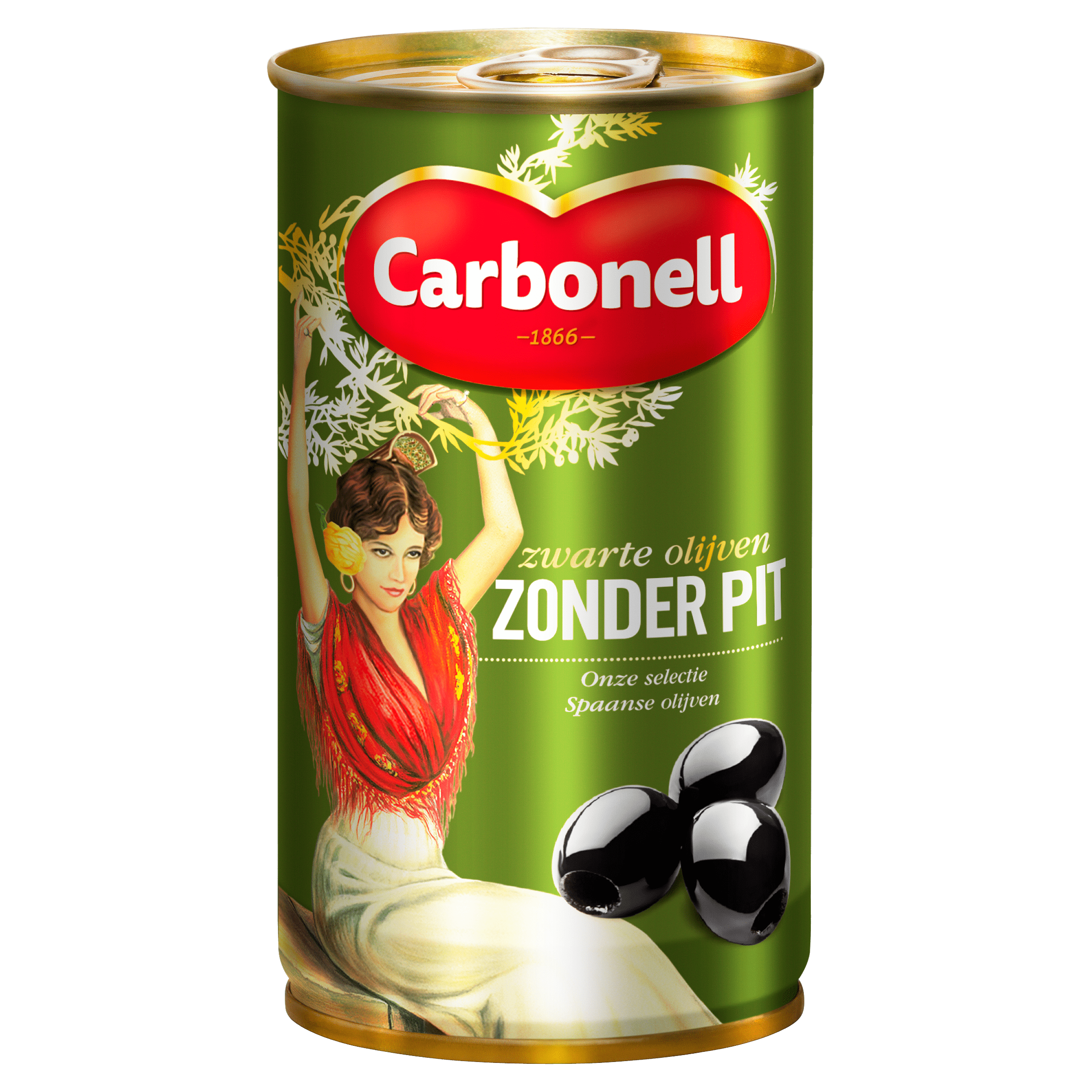 Carbonell Zwarte olijven gesneden
