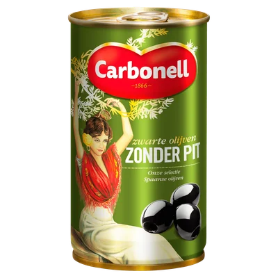 Carbonell Zwarte olijven gesneden