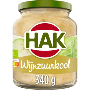 Hak Wijnzuurkool Bio 340 g