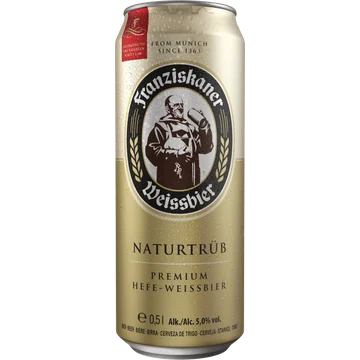 Franziskaner Weissbier Premium Weissbier Blik 0,5 L