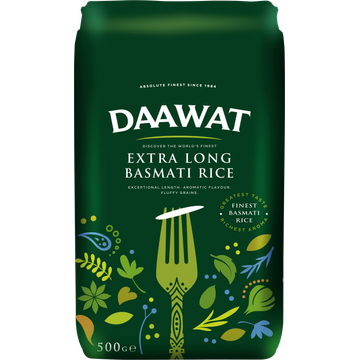 Daawat Extra Long Basmati Rice 500 g