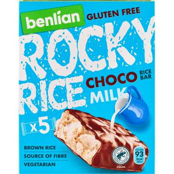 Rocky Rice Choco Milk Rice Bar 5 x 18 g