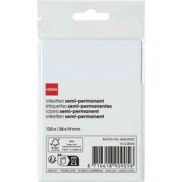 HEMA Etiketten 120 Stuks