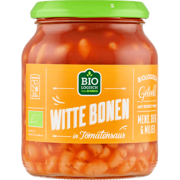 Jumbo Biologisch Witte Bonen in Tomatensaus 360 g