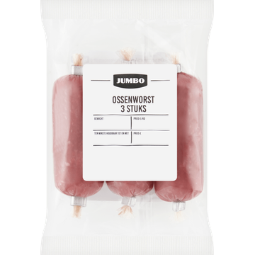 Jumbo Ossenworst 3 Stuks