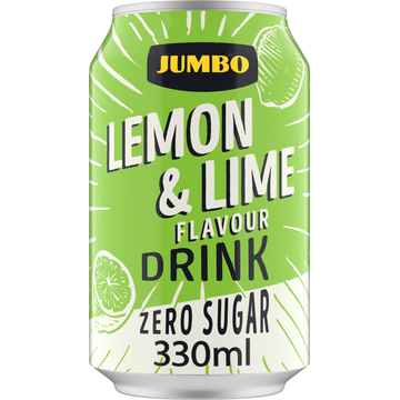 Jumbo Zero Sugar - Lemon & Lime - Blik - 330ML