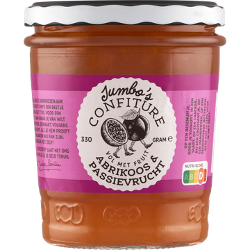 Jumbo's Confiture Abrikoos Passievrucht 330g