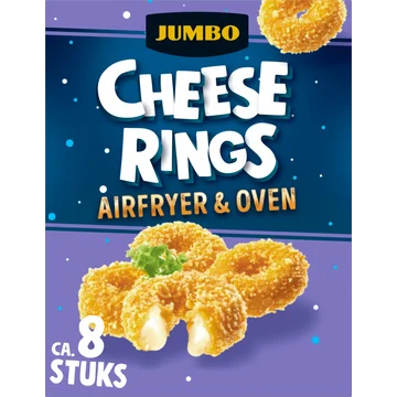 Jumbo Cheese Rings Airfryer & Oven ca. 8 Stuks