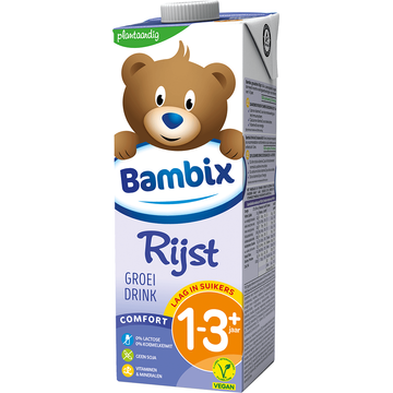 Bambix Groeidrink Rijst 1-3 Jaar 1L