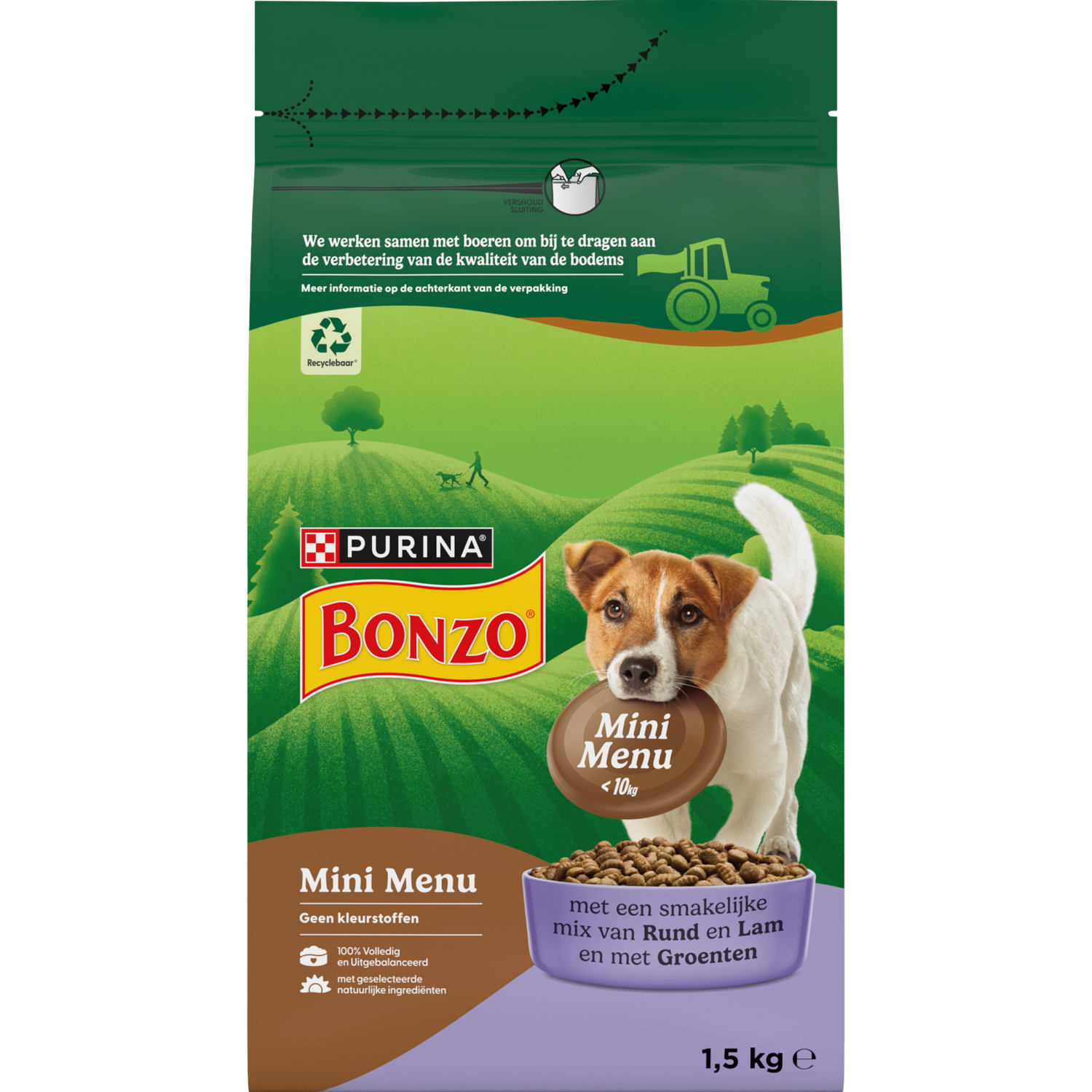 Bonzo Mini Menu Hondenvoer met Rund