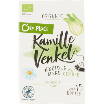 La Place Kruidenthee Kamille Venkel 15 Stuks