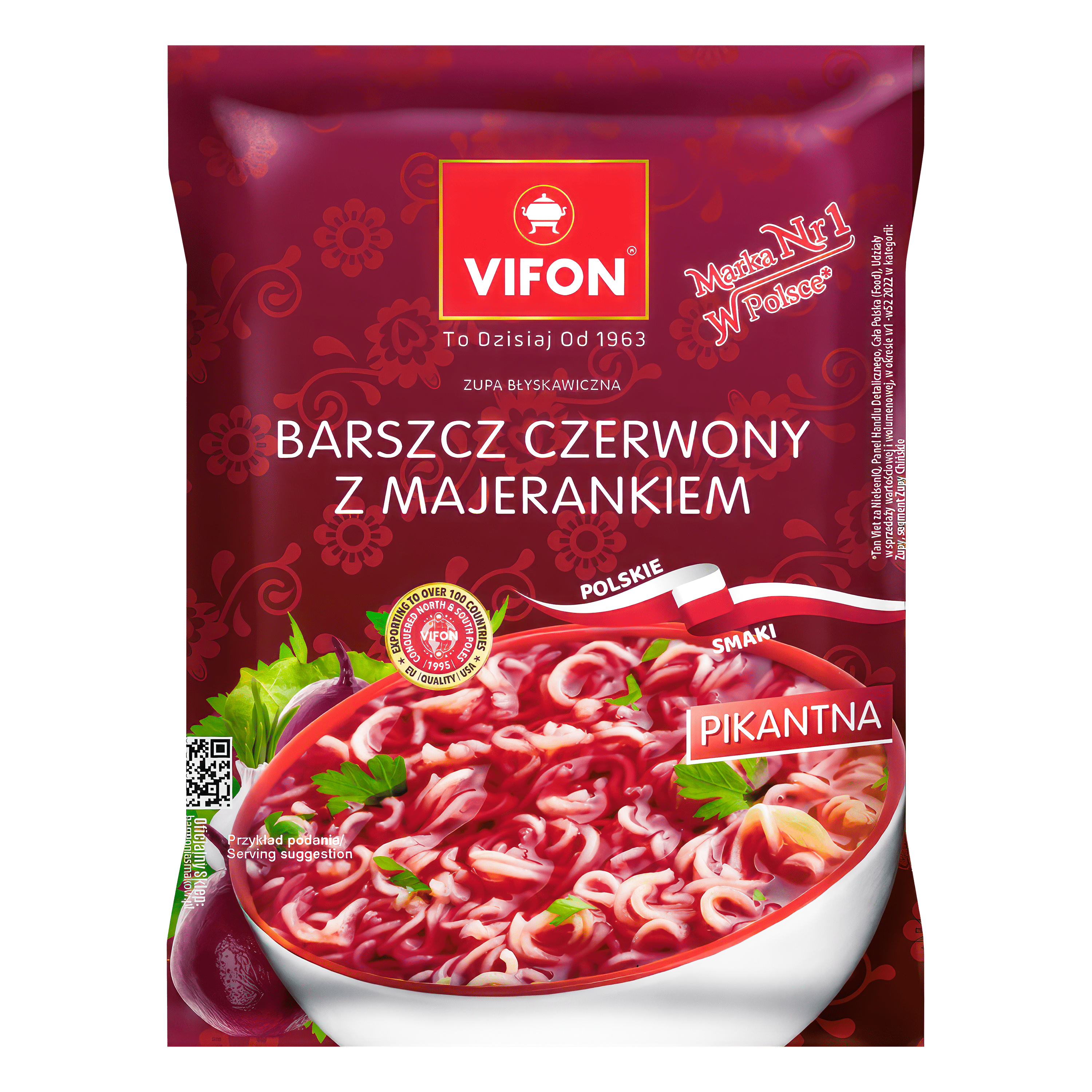 Vifon Noedels Rode Bieten 67g