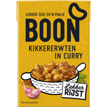 Boon Kikkererwten in Curry 190 g