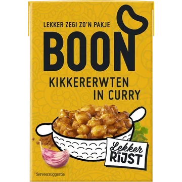 Boon Kikkererwten in Curry 190 g