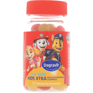 Dagravit Dora Kids-Xtra multivitaminen gummies, 60 stuks