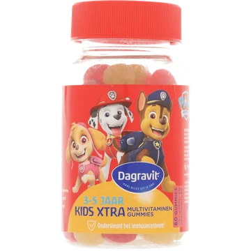 Dagravit Dora Kids-Xtra multivitaminen gummies, 60 stuks