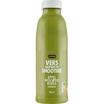 Jumbo Vers Geperste Smoothie Appel, Avocado, Kokos & Mango 500 ml
