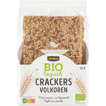 Jumbo Biologisch Crackers Volkoren 10 Stuks