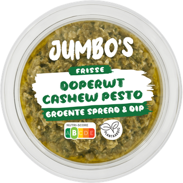 Jumbo's Frisse Doperwt Cashew Pesto Groente Spread & Dip 150 g