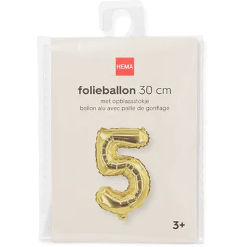 folieballon goud 5