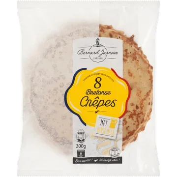 Bernard Jarnoux Crêpier Bretonse Crêpes met Verse Melk 8 Stuks 200 g