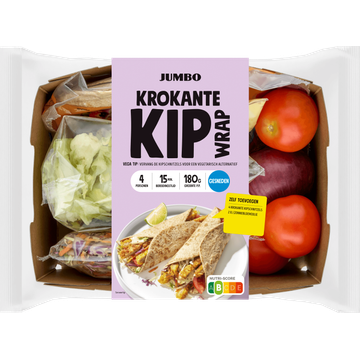 Jumbo Gesneden Verspakket Krokante Kip Wrap 4 Personen
