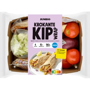 Jumbo Gesneden Verspakket Krokante Kip Wrap 4 Personen