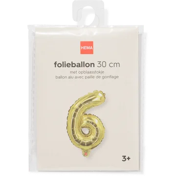 folieballon goud 6