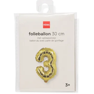 folieballon goud 3
