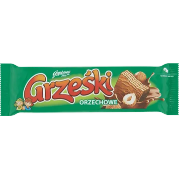 Grześki Wafel met Hazelnootcrème in Melkchocolade 36 g