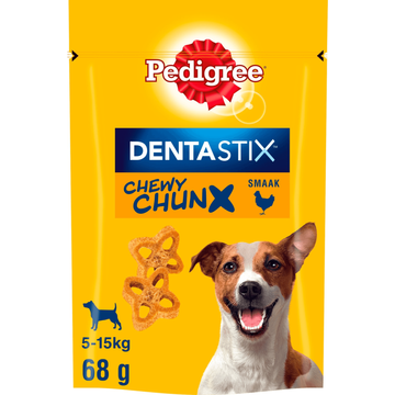 Pedigree Dentastix Chewy Chunx Mini Kip - Gebitsverzorgende Snack - 68 g