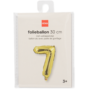 folieballon goud 7