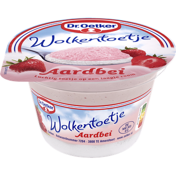 Dr.Oetker Wolkentoetje Aardbei 115g