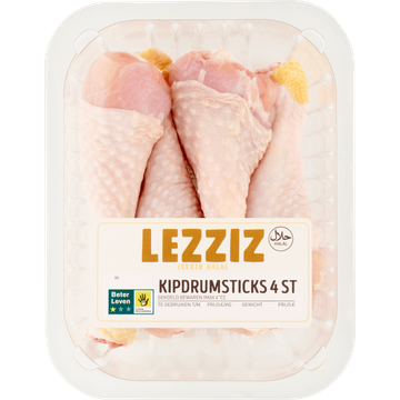 Lezziz Kipdrumsticks Halal 4 Stuks