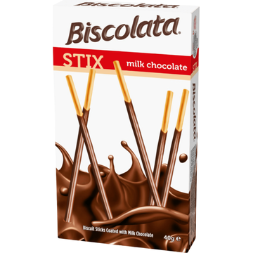 Biscolata Melkchocolade Stix 40g