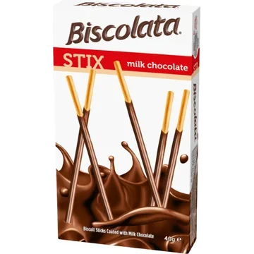 Biscolata Melkchocolade Stix 40g