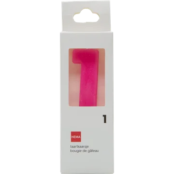 HEMA Taartkaarsjes Cijfer 1