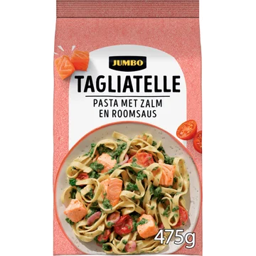 Jumbo Tagliatelle Pasta met Zalm en Roomsaus 475 g