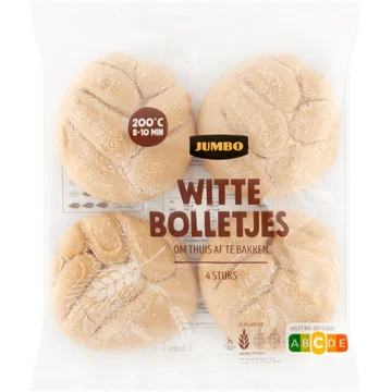 Jumbo - Witte Bolletjes - 4 Stuks