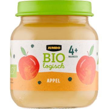 Jumbo Babyvoeding Biologisch Appel 4+ Maanden 125 g