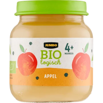 Jumbo Babyvoeding Biologisch Appel 4+ Maanden 125 g