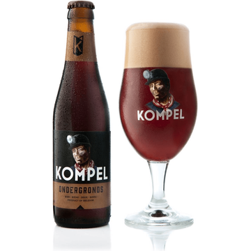 Kompel - Ondergronds Bier Bruin - Fles - 330ML