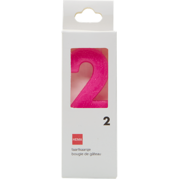 HEMA Taartkaarsjes Cijfer 2