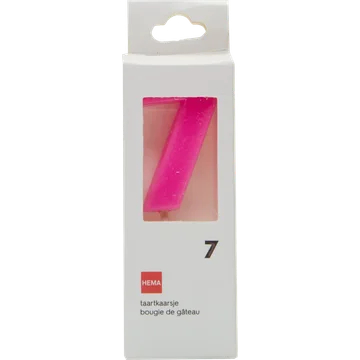 HEMA Taartkaarsjes Cijfer 7