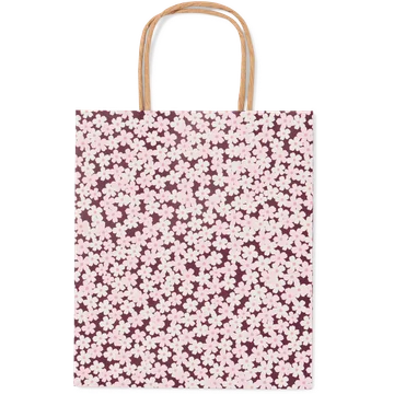 cadeautas M bloem goud