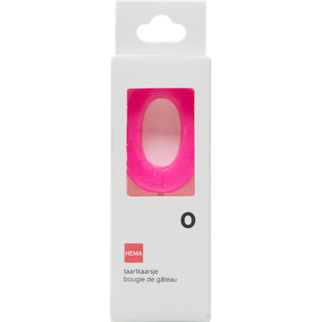 HEMA Taartkaarsjes Cijfer 0